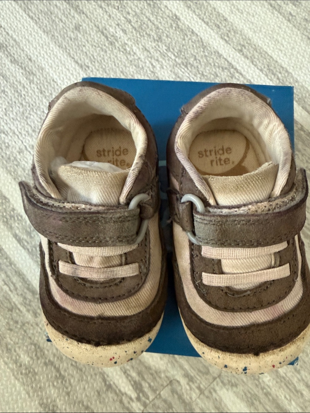 Stride Rite Gray Baby Walker Sneakers